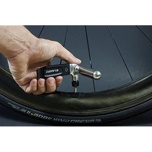 Icke-gängad Co2 gascylinderkapsel för cykel Pro Tool